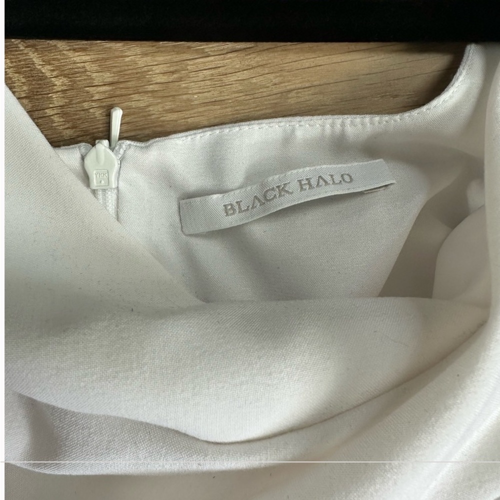 Black Halo Jackie O White Midi Dress - Picture 5 of 8